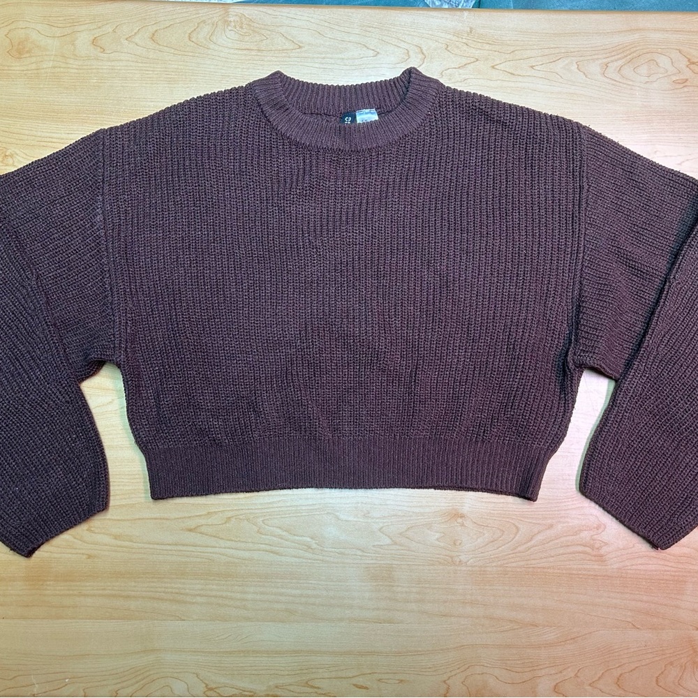 H&M Divided Brown Knit Sweater